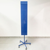 Floor rotating display stand, metal pegboard display rack