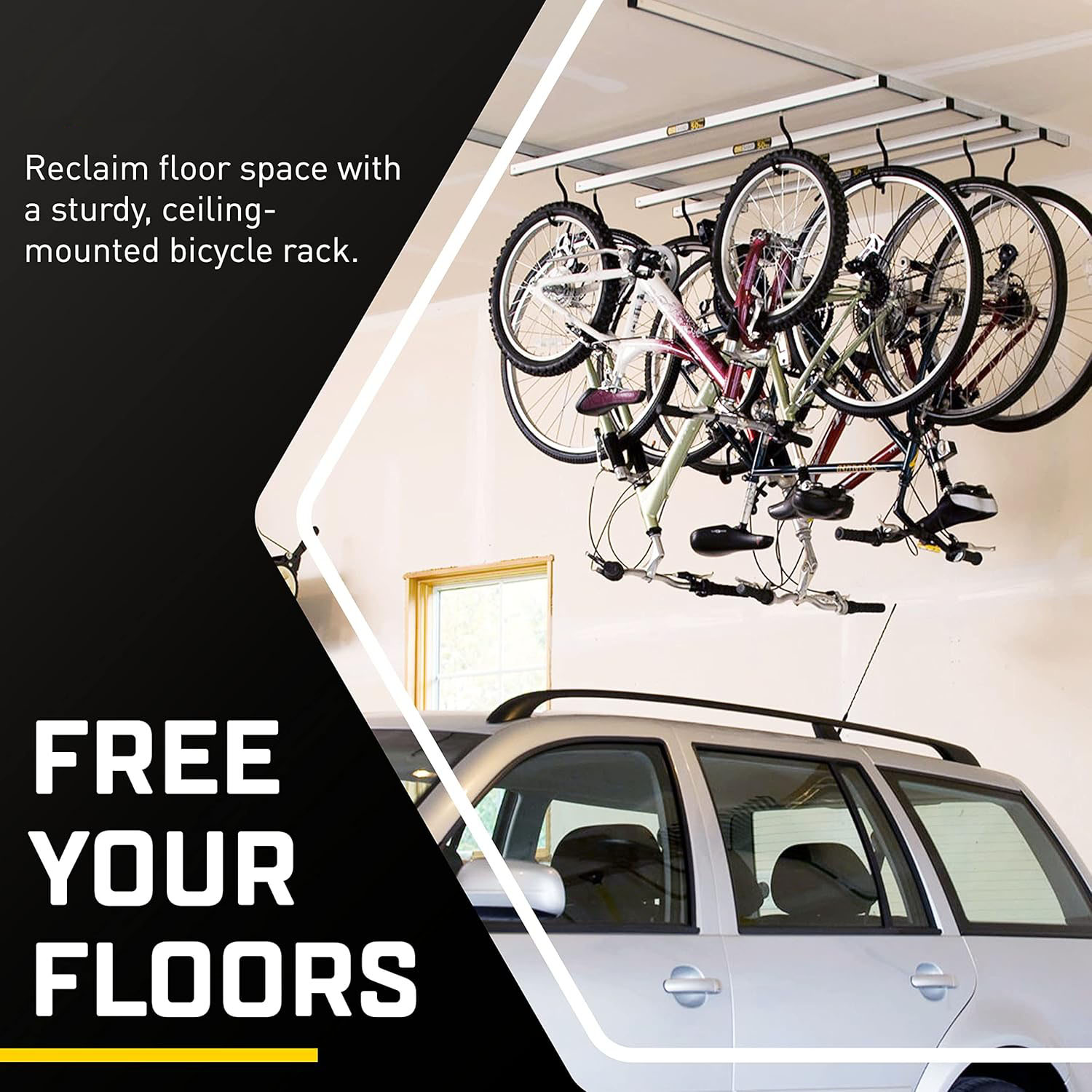 Mingtang garage ceiling bike storage rack