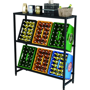 Mingtang Beer Box Rack Beverage Crate Shelf