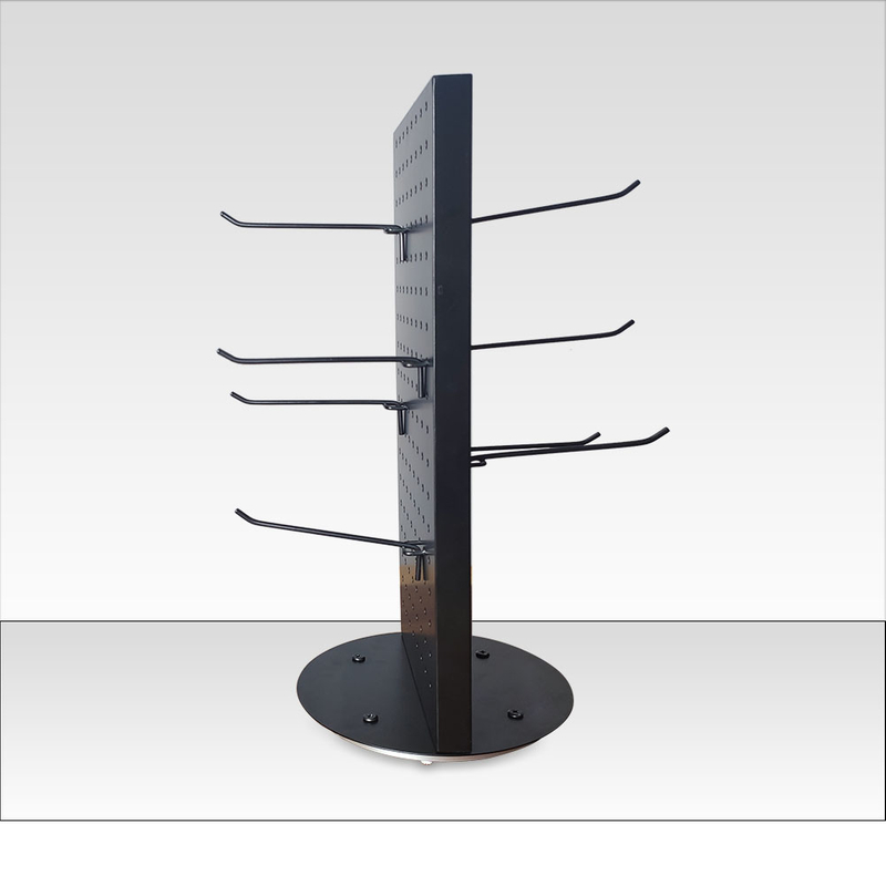 Countertop double-sided rotating display rack