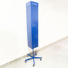 Floor rotating display stand, metal pegboard display rack