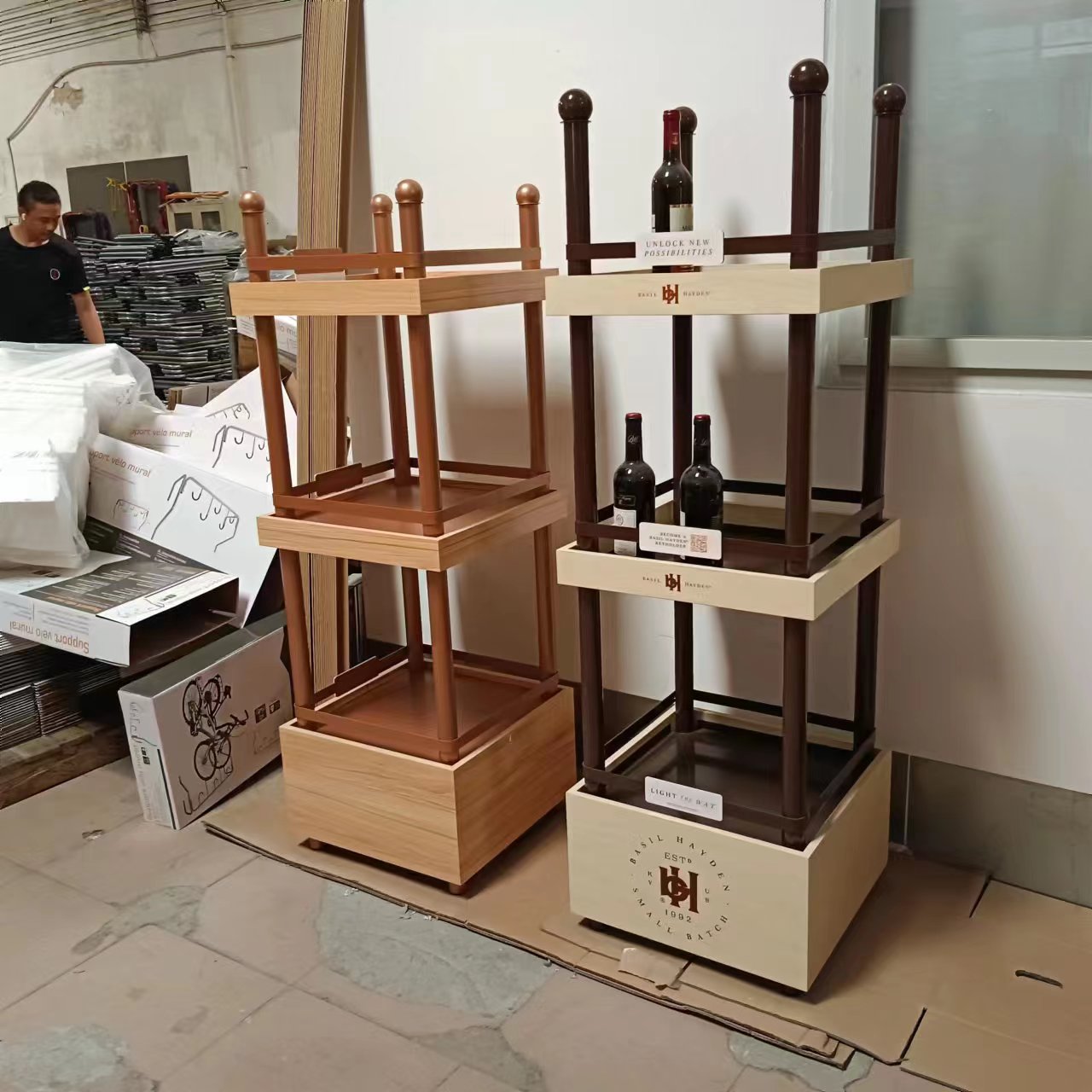 Wine display stand